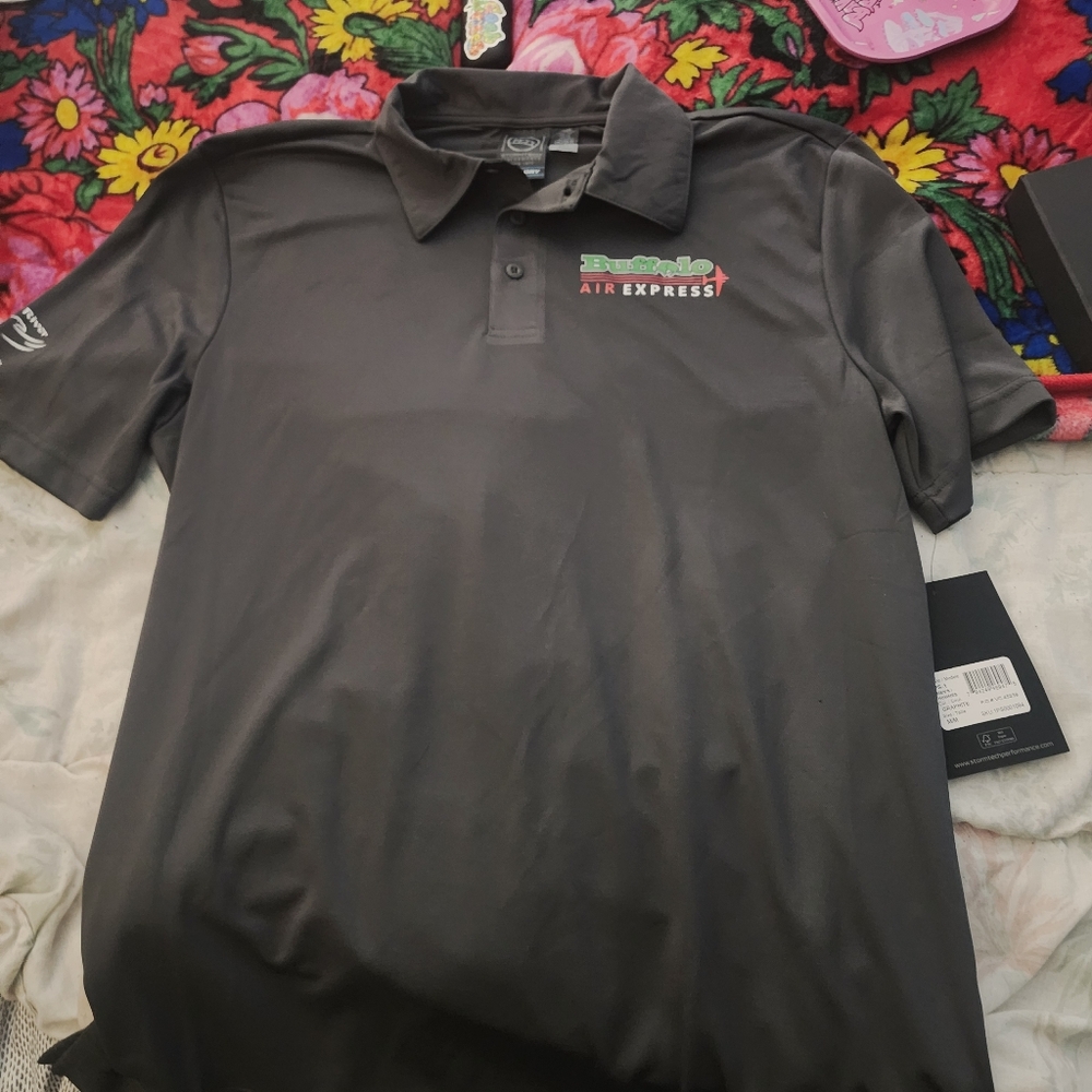 Buffalo Air Express Black Polo Storm Tech